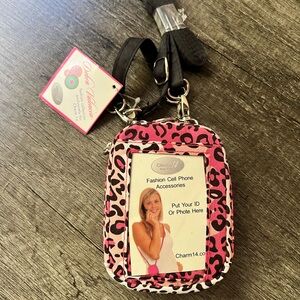 Pink Crossbody Phone Bag